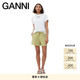 T恤衫 GANNI女装 字母logo印花圆领短袖 T3561151