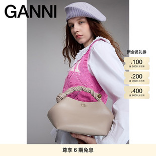 牡蛎灰六边形手提包手袋 BAG A5245873 BOU GANNI女包