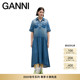 牛仔连衣裙 A1030154091 浅色水洗衬衫 式 秋冬新品 GANNI女装