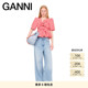 上衣衬衫 GANNI女装 红白格纹V领扭结法式 W0843847