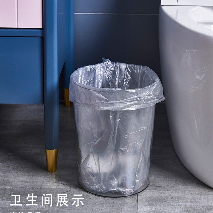 透明桌面垃圾桶简约创意大容量客厅卧室卫生间办公室轻奢网红家用