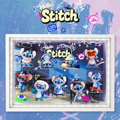 HELLO史迪奇盲盒手办收纳盒