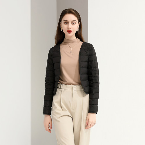 羽绒内胆时尚百搭纯色90绒