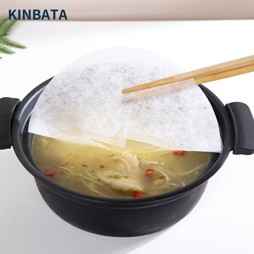 日本kinbata厨房煲汤吸油膜汤面飘油吸油脂纸滤油去油薄膜油膜纸