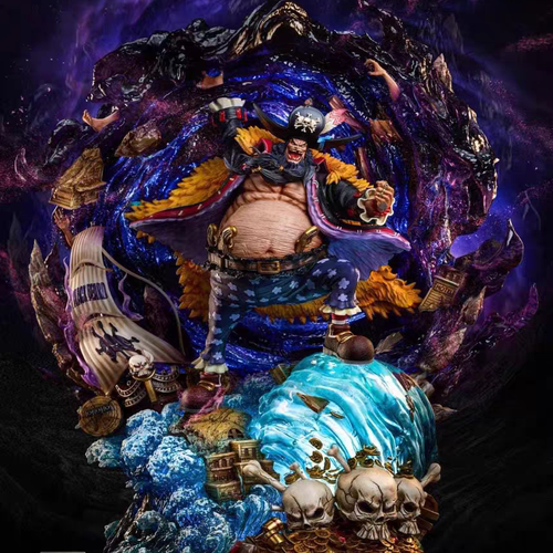 海贼王动漫黑胡子艾斯路飞莫利亚七武海索隆扭蛋盲盒手办摆件雕像