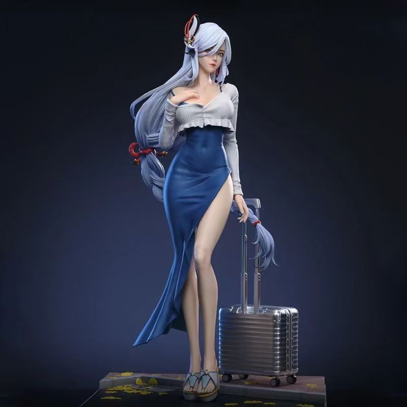 【全款现货】申鹤 性感二次元美少女 游戏周边大型手办模型摆件