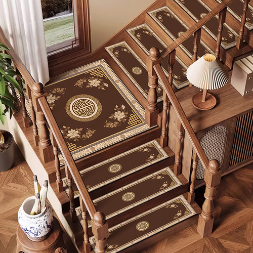 中式楼梯踏步垫楼梯防滑静音垫