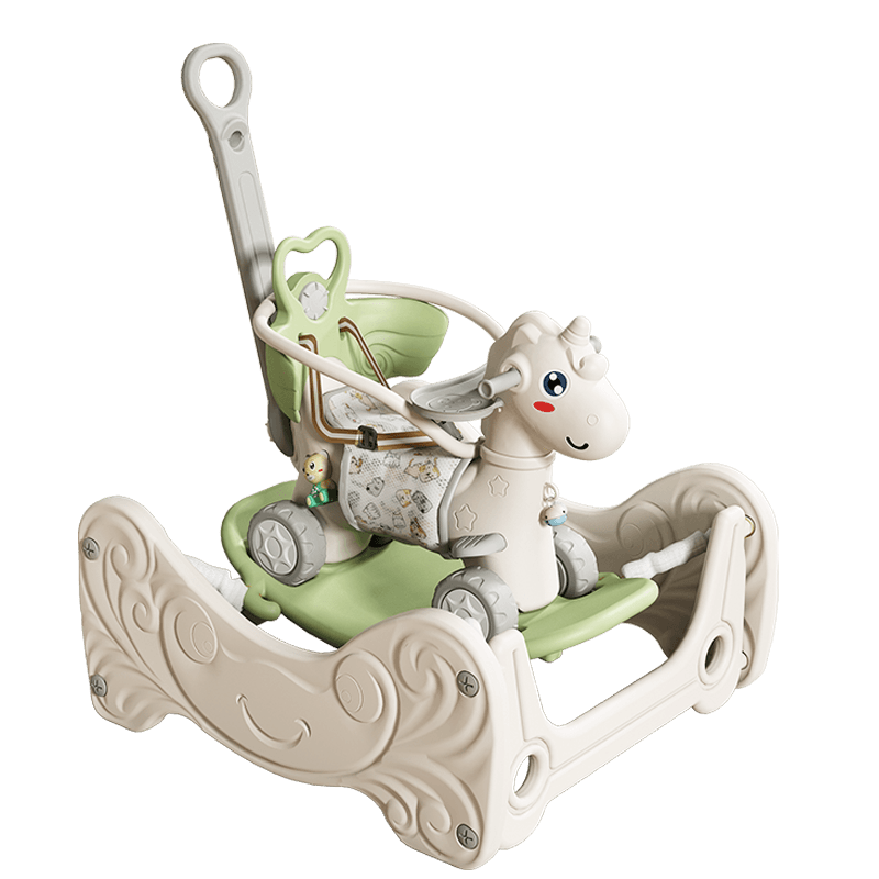 宝宝摇摇车蹦床摇摇马二合一婴儿蹦蹦车儿童周岁溜溜防摔木马玩具