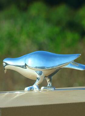 户外不锈钢镜面鸽子雕塑创意抽象海鸥小鸟售楼处草坪花园景观摆件