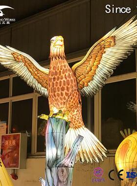 年春节新款异国动物主题彩灯led节能灯源大型花灯工厂