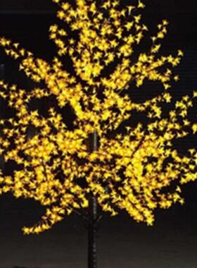 led彷真樱花树灯发光树户外防水景观庭院树灯圣诞树节日装饰彩灯