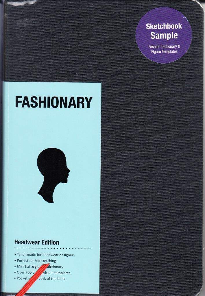 现货 Fashionary Headwear Sketchbook A5 时尚头饰素描本