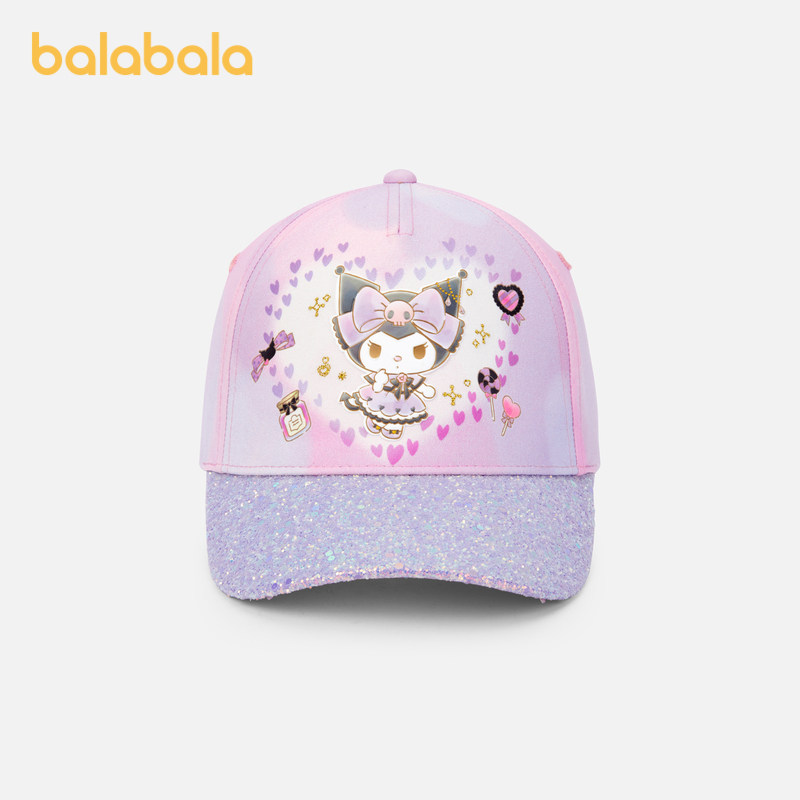 【三丽鸥IP】巴拉巴拉儿童帽子女童小童棒球帽闪光甜美时尚户外,童装/婴儿装/亲子装,帽子,淘宝优惠券,粉丝福利购,淘宝优惠卷