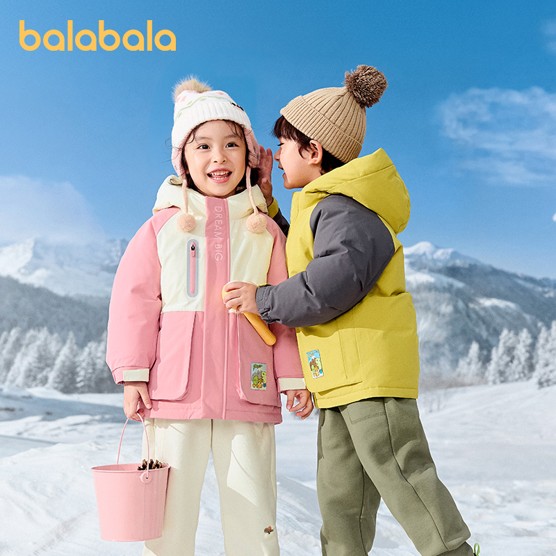巴拉巴拉balaOne羽绒服蓄热外套