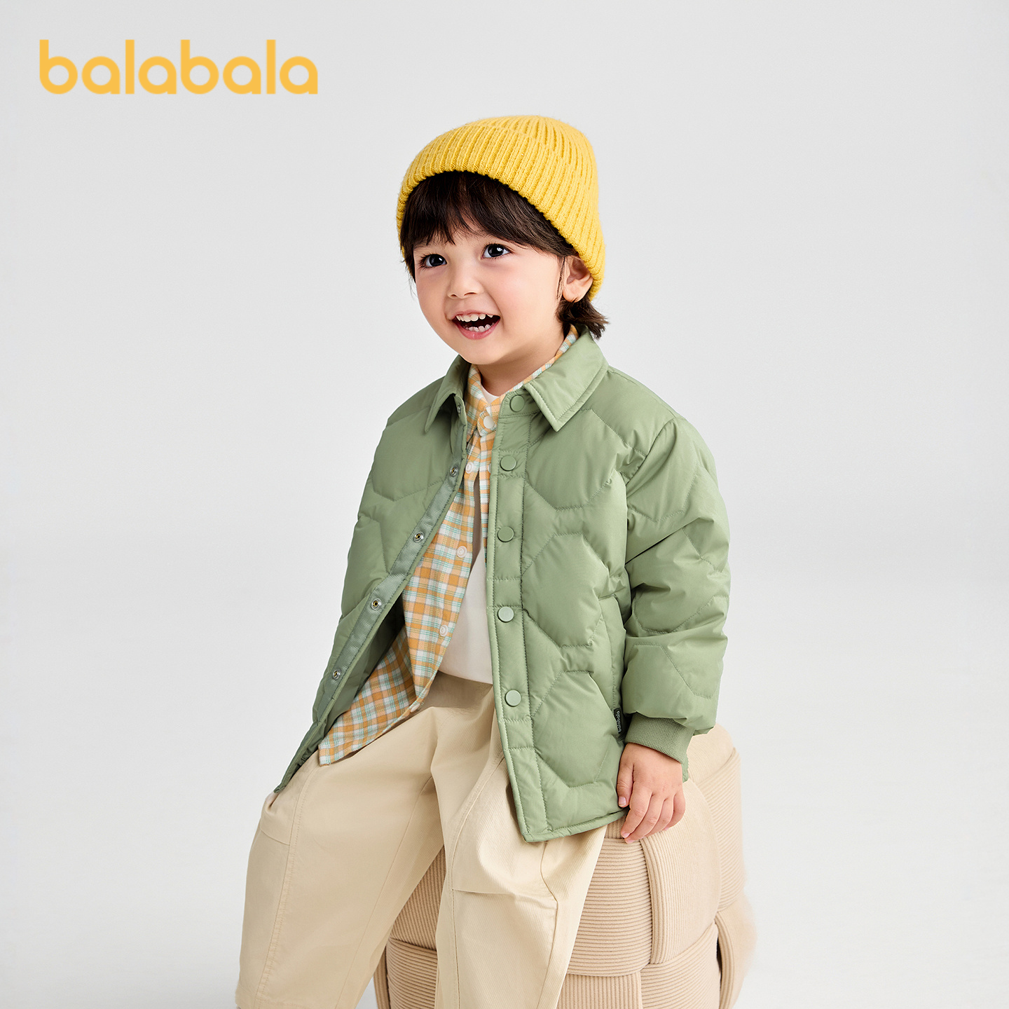巴拉巴拉轻薄羽绒服男童女童外套
