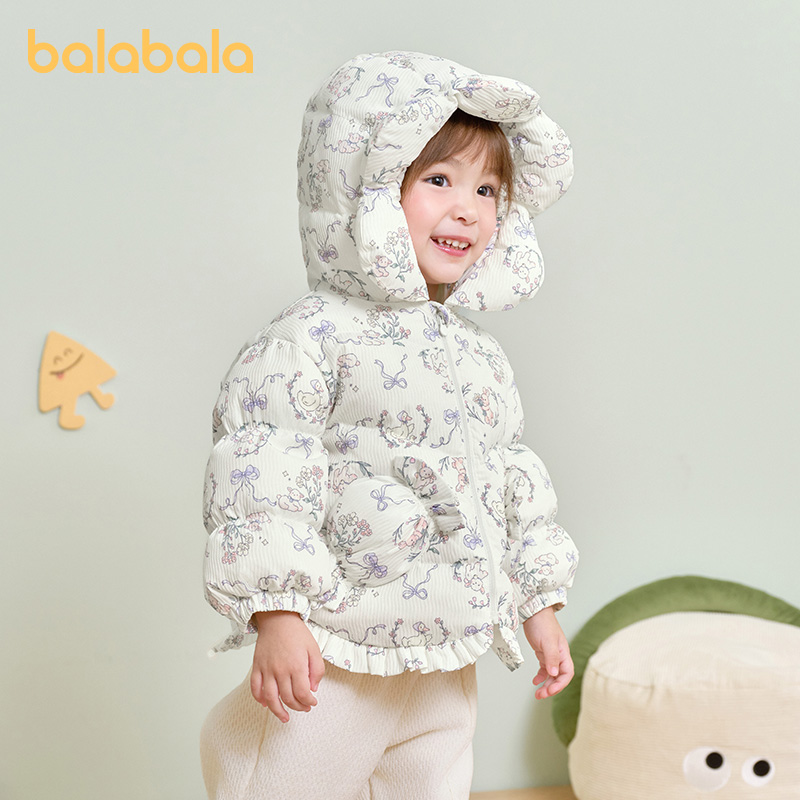 巴拉巴拉balaOne羽绒服厚外套冬