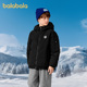 巴拉巴拉balaOne儿童羽绒服男女童户外防护保暖冬2025新款 两面穿