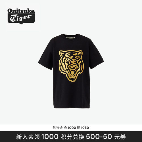 OnitsukaTiger印花潮流休闲短袖