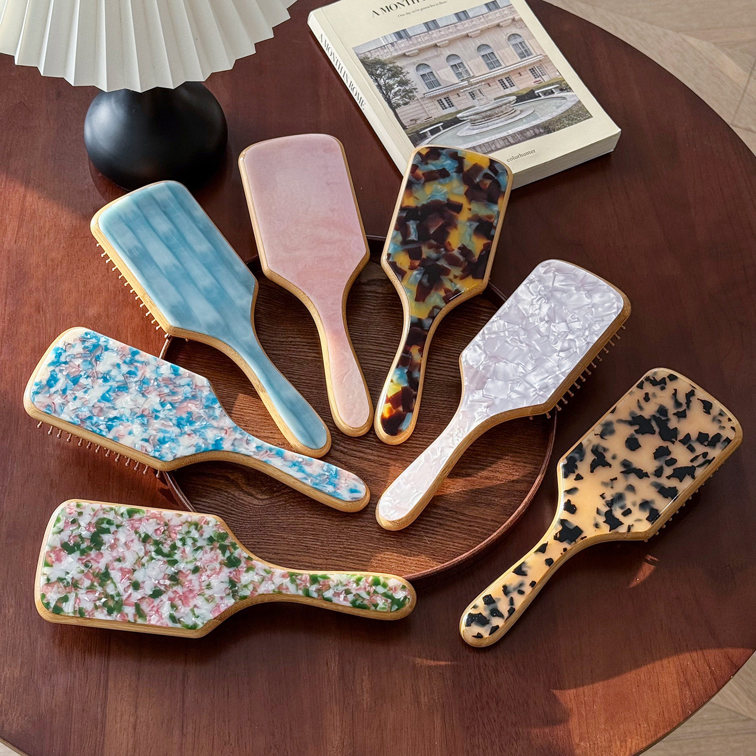 高档醋酸贴片气囊按摩梳子防静电气垫梳按摩头部美发大号蓬松梳,家庭/个人清洁工具,梳子/化妆梳/按摩梳,淘宝优惠券,粉丝福利购,淘宝优惠卷