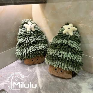 圣诞树擦手巾挂式可爱超强吸水厨房卫生间专用加厚毛巾圣诞装饰