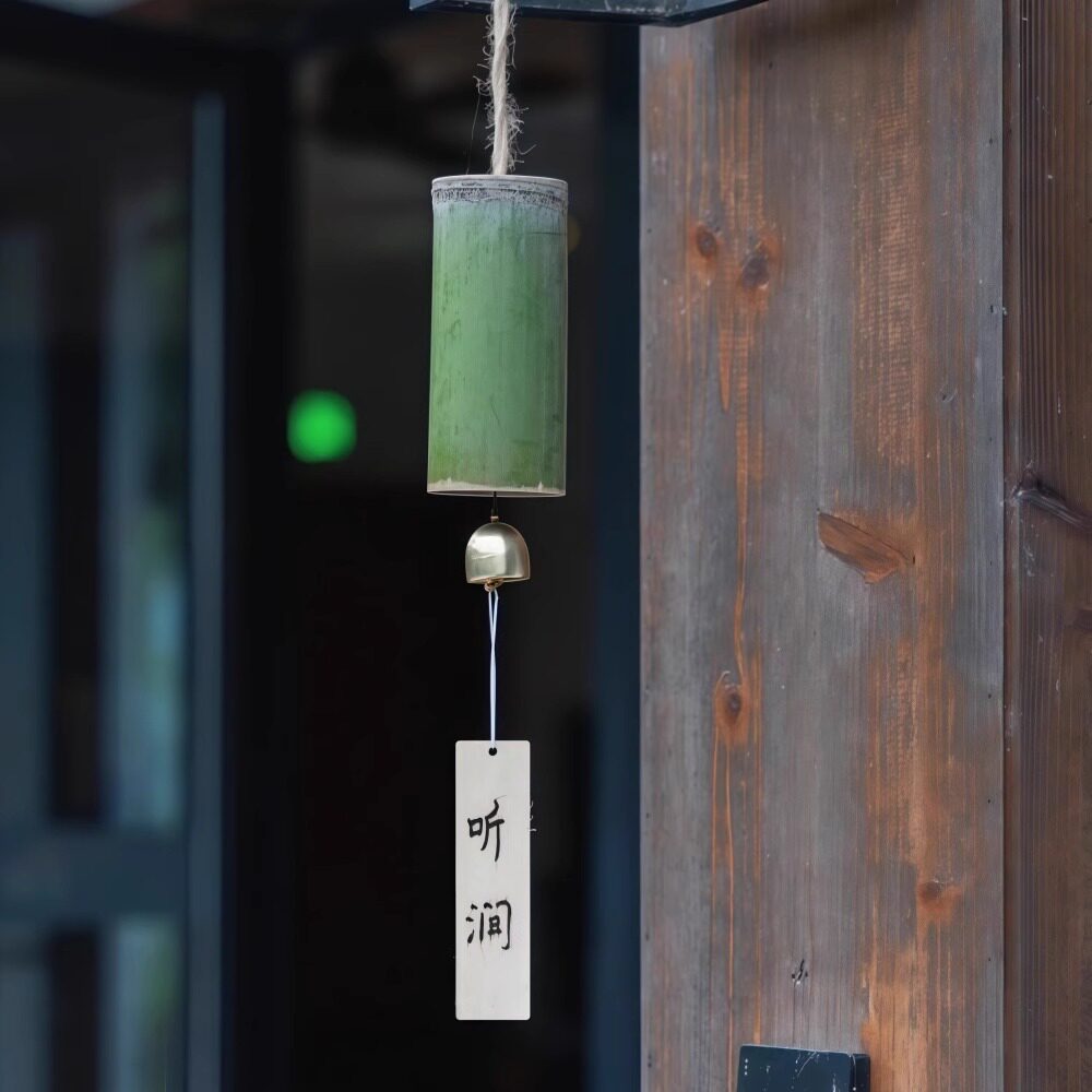 竹筒风铃手工材料包挂件