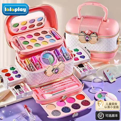 儿童化妆品玩具套装无毒女童公主全套彩妆盒礼盒小女孩的生日礼物