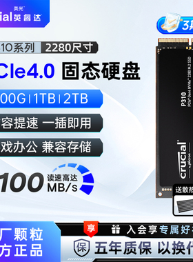 英睿达P310固态硬盘m2 美光颗粒 1T 2T P3Plus台式电脑SSD笔记本