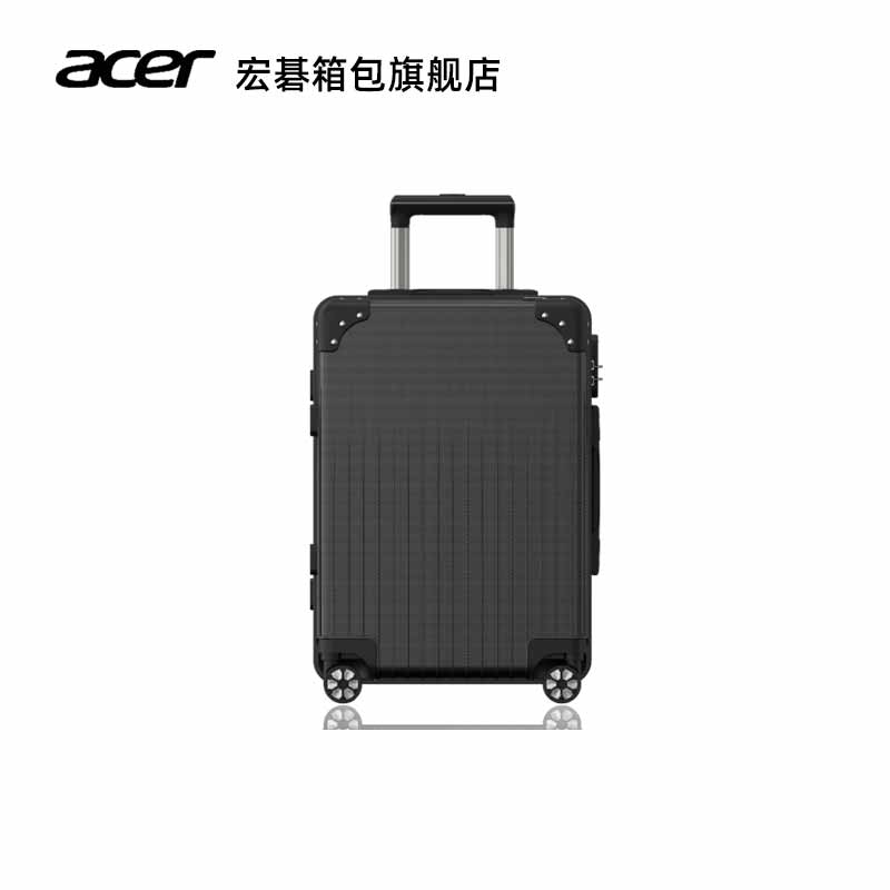 3Acer/宏碁拉杆箱行李箱旅行箱子万向轮女男学生20/24寸红色密码箱