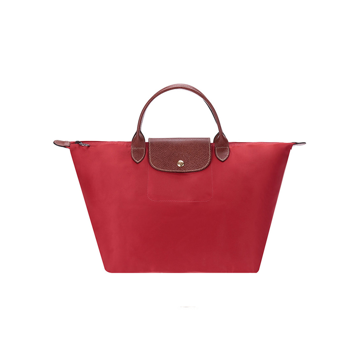 longchamp 珑骧 红色尼龙女士手提包 1623089545