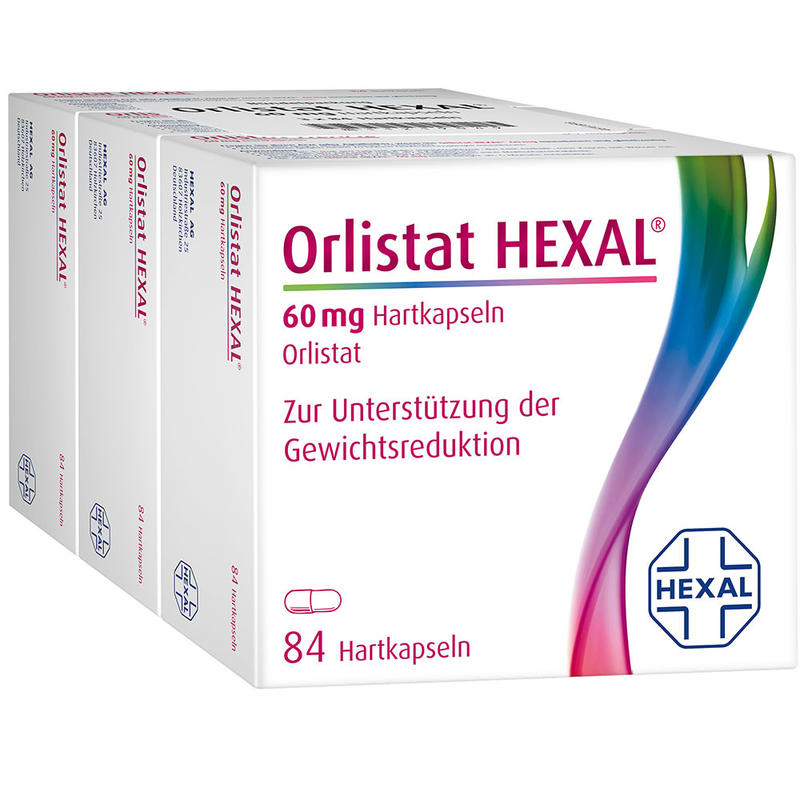 ORLISTAT HEXAL 60 mg 纤体胶囊 3x 84粒/盒