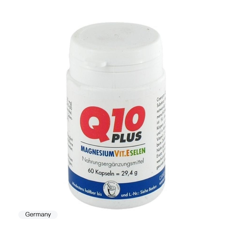【德国直邮】辅酶Q10+镁+维生素E+硒营养胶囊 60粒