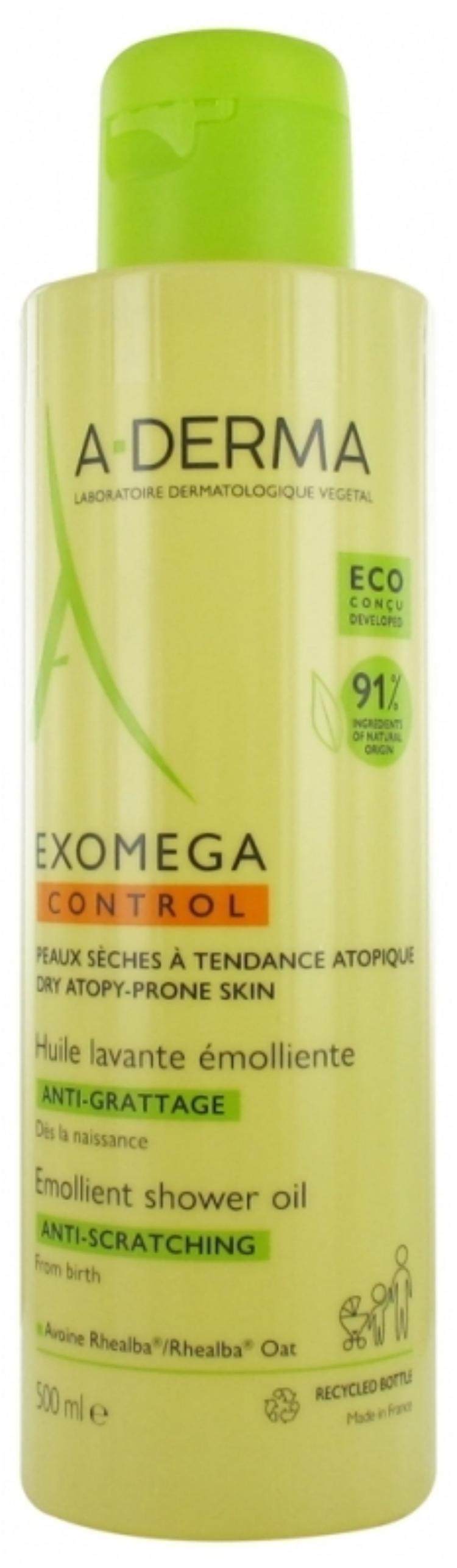 【法国直邮】艾芙美A-DERMA Exomega control huile lavante emol
