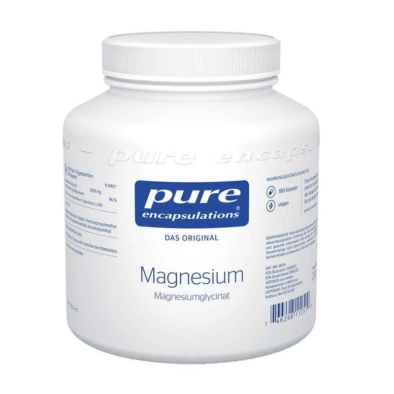 【德国直邮】Pure Encapsulations 甘氨酸镁胶囊180粒复合维生素