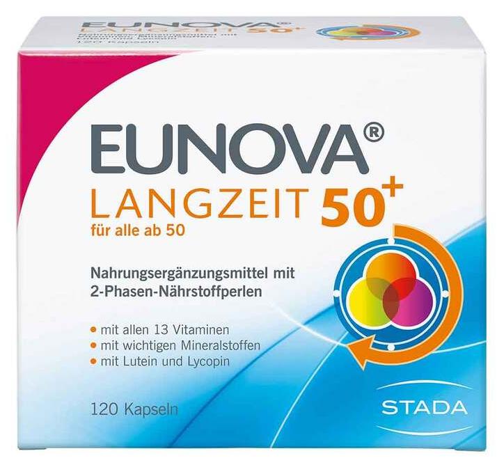 Eunova 膳食营养胶囊120粒，适合50岁以上，含有维生素、矿物质、