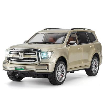 (泡沫盒装)仿真1比24坦克500合金越野汽车模型摆件玩具代发