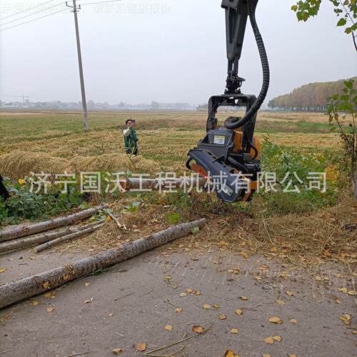 枝林木伐树机 旋业转抱UWW夹式伐机型号 伐木木剪自动砍伐机图片