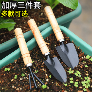 种花种菜赶海专用工具家用小铲子三件套松土神器园艺盆栽翻地花铲
