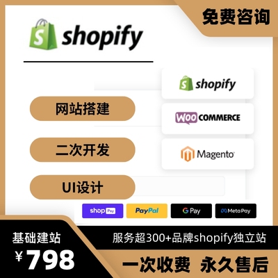 shopify建站装修优化速度独立站搭建教程模板代码css二次功能开发