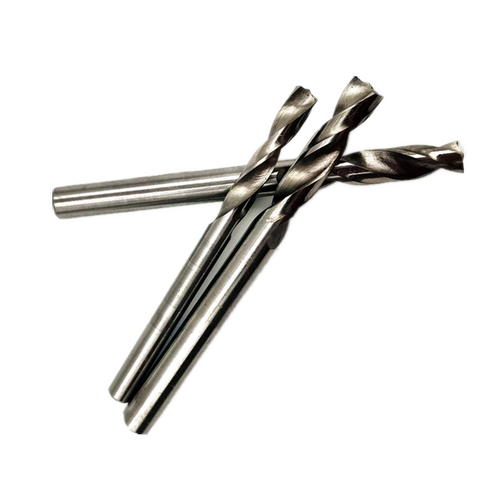 铝用钻头白钢HSSE三尖钻头去毛刺铝合金专用直柄麻花钻非标定做5