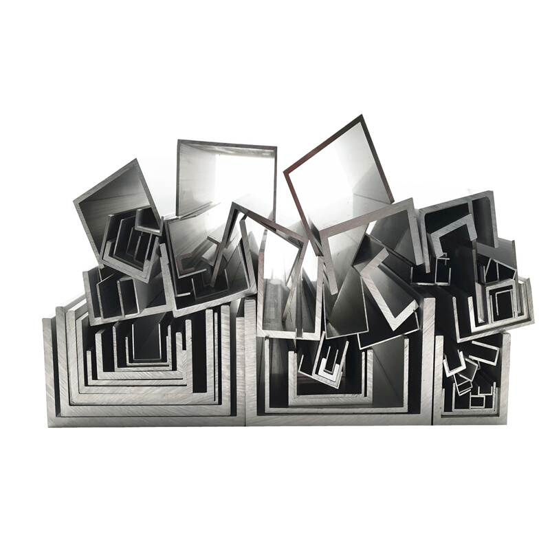 现货速发u型槽100x50x5U型铝条KU型槽 铝材导轨型材槽铝