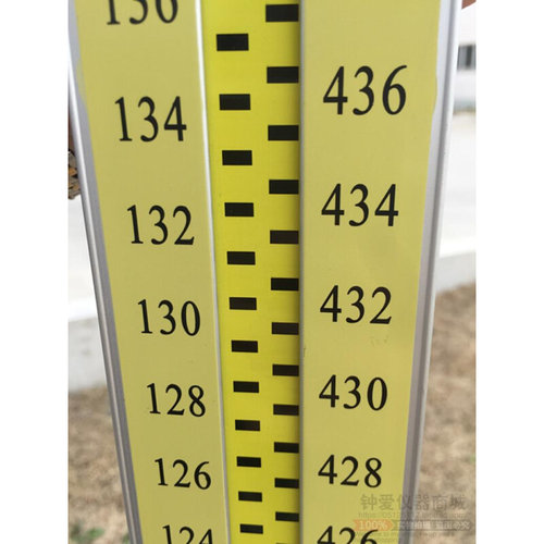 2米铟钢尺铝合金p水准仪塔尺铟瓦尺高精度沉降观测用