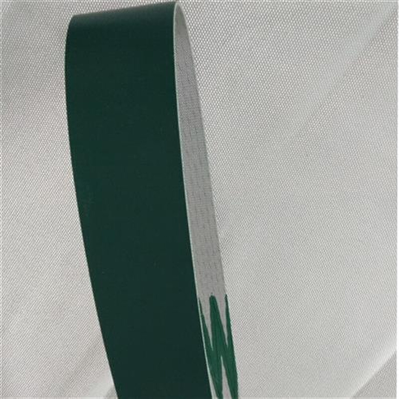 开泰墨绿a色聚氨酯PoU输送带工业流水线传送平皮带可加裙边挡板;