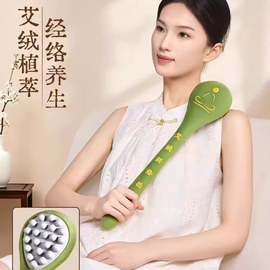 加长经络拍打锤颈肩腰背按摩棒