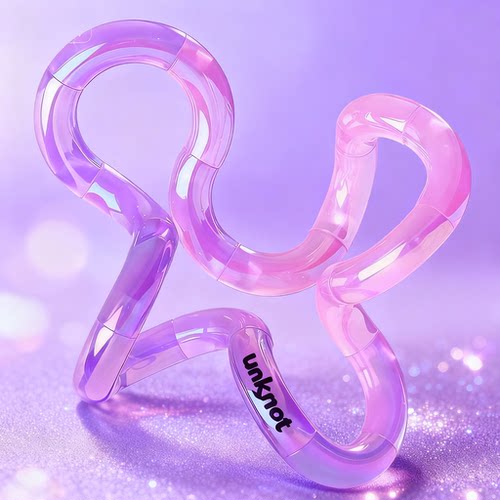 新款tango扭扭乐温变紫蝶专注力训练金属解压捏捏玩具小学生礼物6