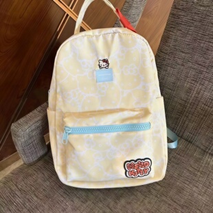 儿童书包初中生女双肩包男小学生挂件ins风小众高中生KT猫大容量6