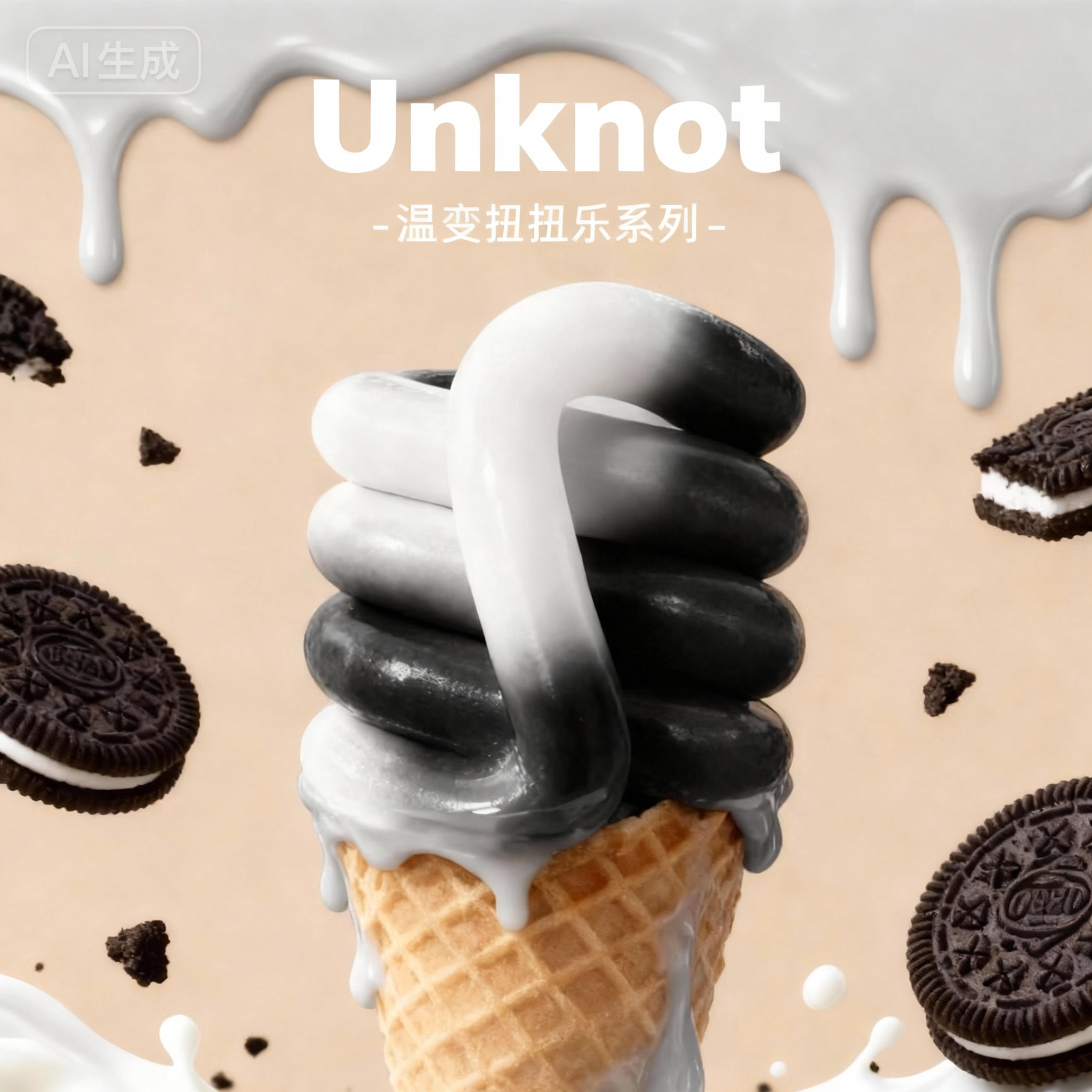 Unknot扭扭乐感温变色tangle平替缓解焦虑解压2025孩子爆款玩具女