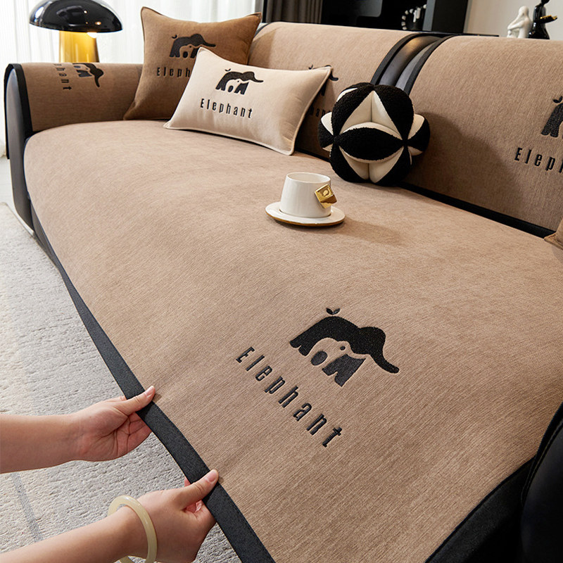 四季通用雪尼尔沙发垫子2025新款轻奢高级感防滑坐垫套罩靠背盖布,居家布艺,沙发垫,淘宝优惠券,粉丝福利购,淘宝优惠卷