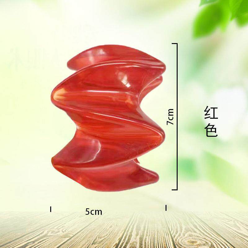 蜜蜡经络刮痧圈颈部背部刮痧板全身通用淋巴疏通玫瑰按摩器蜜蜡花