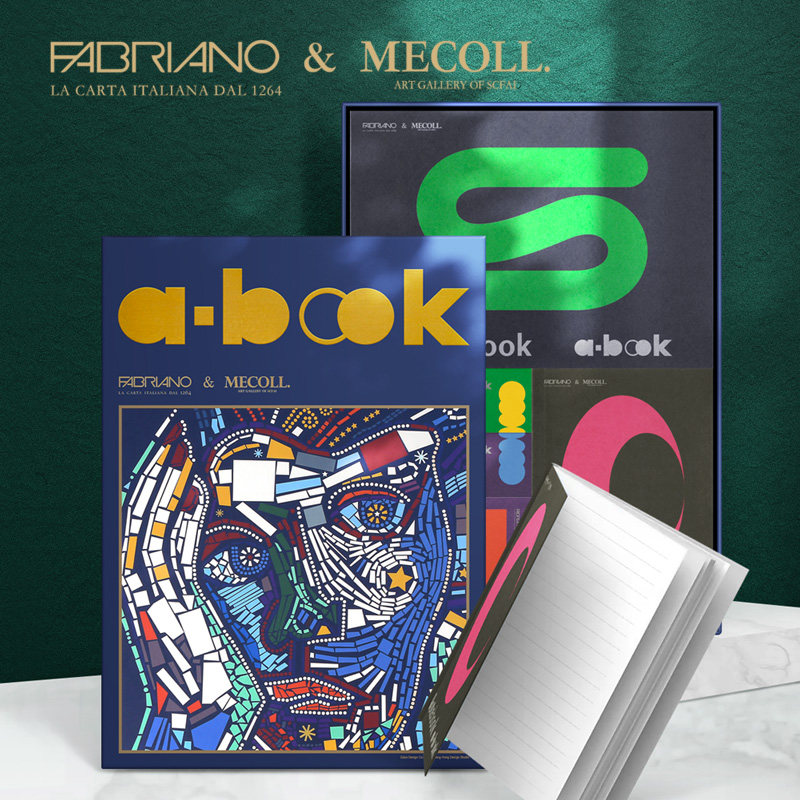 官方旗舰店意大利FABRIANO美藏SCFAI联名款套装礼盒美术绘画A4素描本A5/A6笔记本学生用迷你手账素材纸便签本