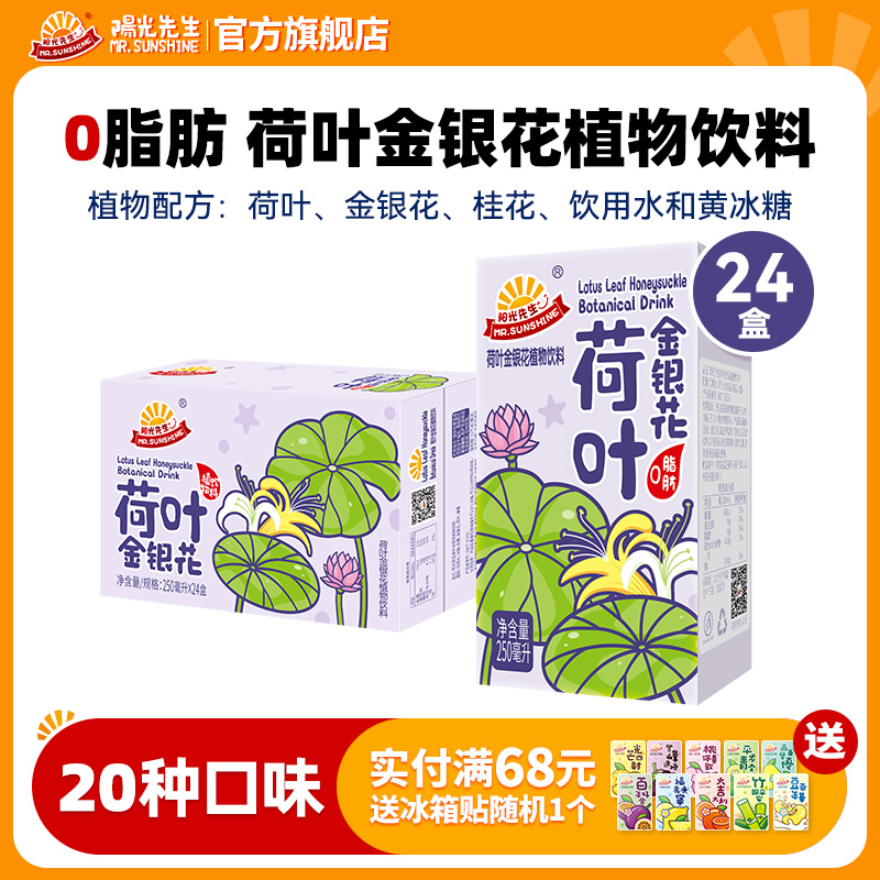 阳光先生荷叶金银花植物饮料